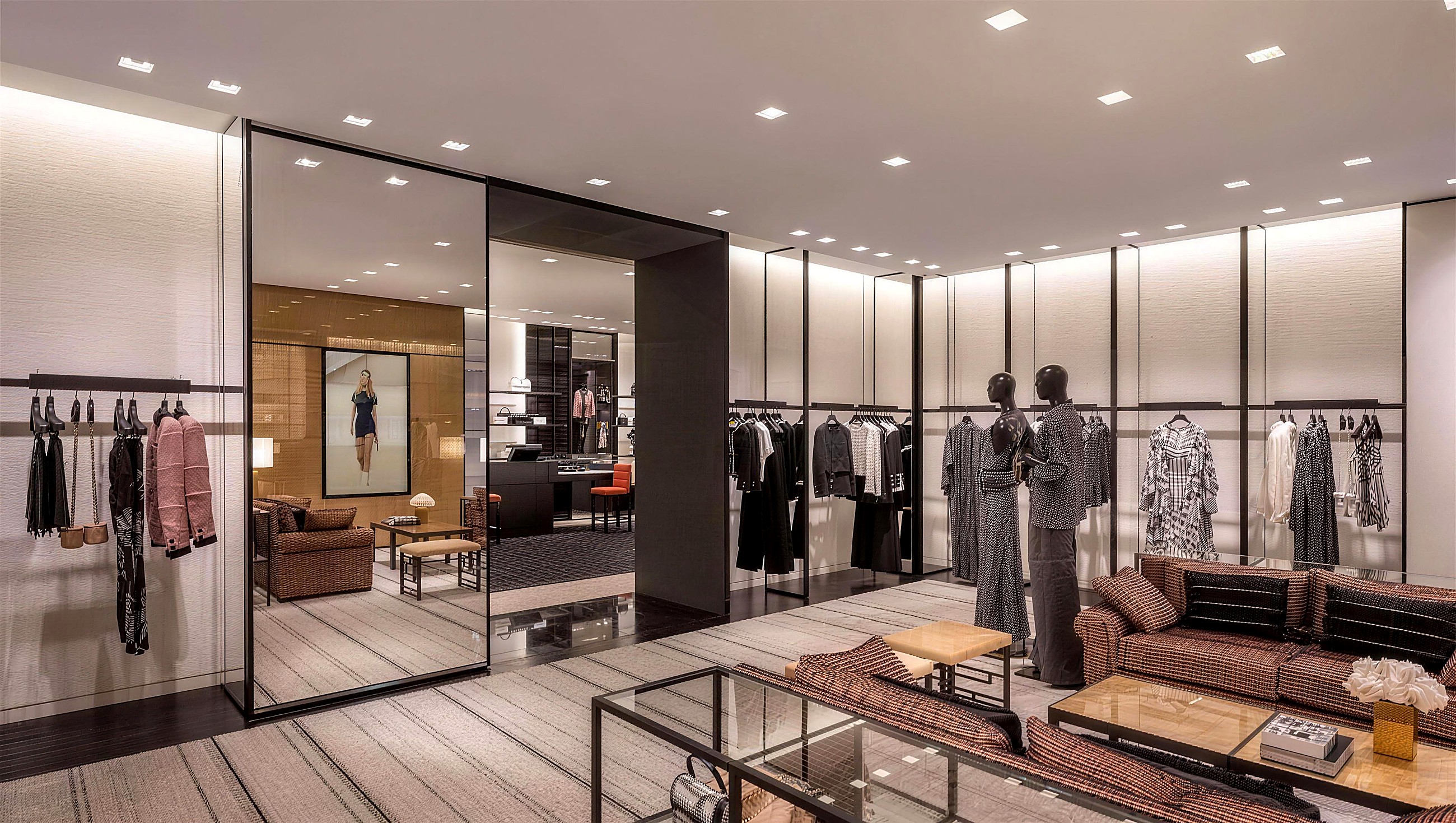 Chanel, ЦУМ — интерьер, дизайн-студия DENZO