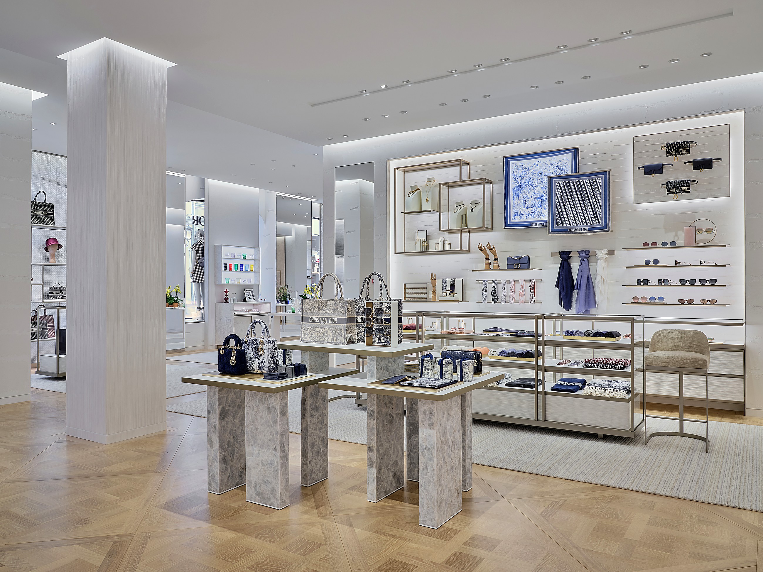 Dior, Столешников — интерьер, дизайн-студия DENZO