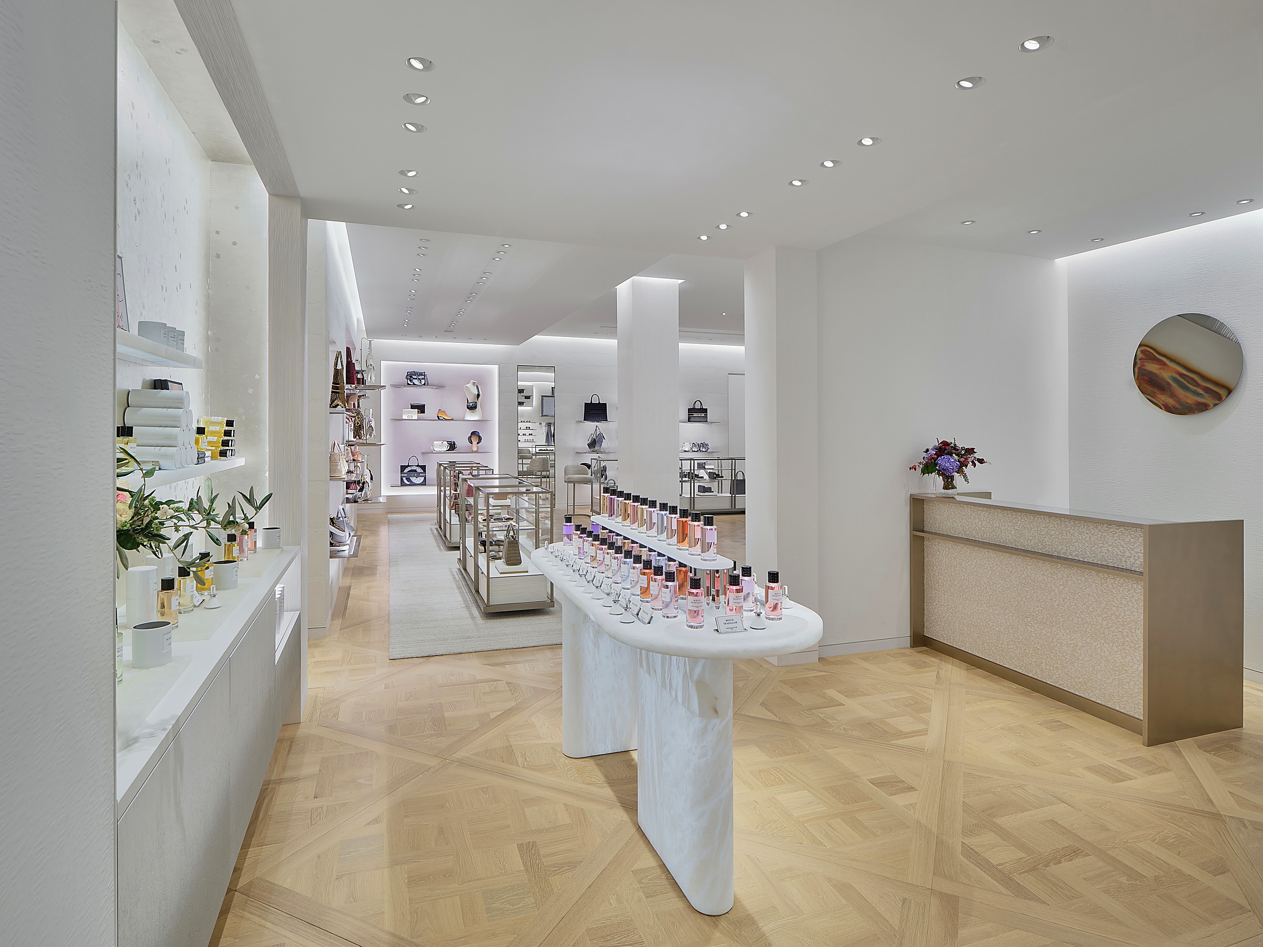 Dior, Столешников — интерьер, дизайн-студия DENZO