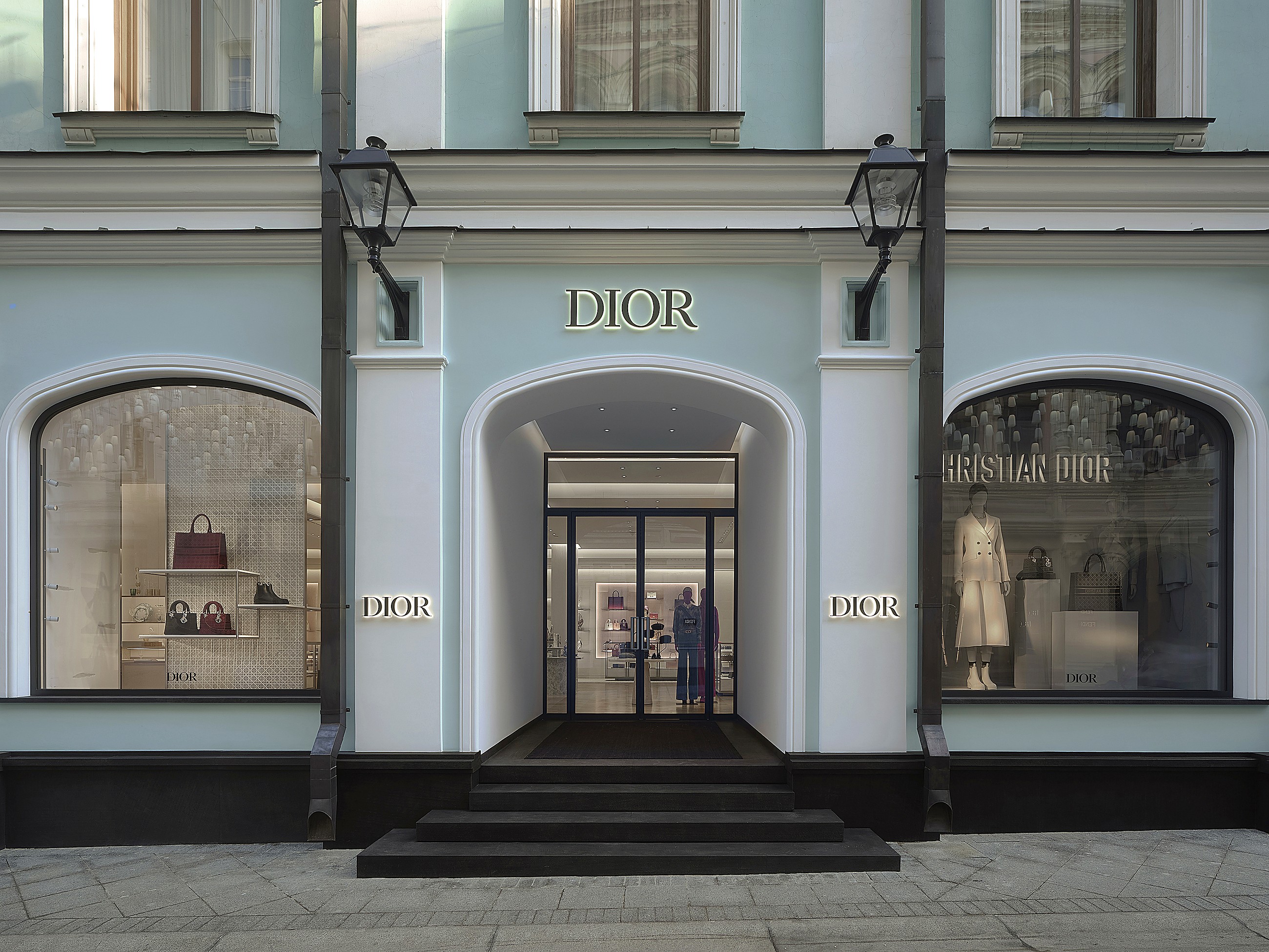 Dior, Столешников — интерьер, дизайн-студия DENZO