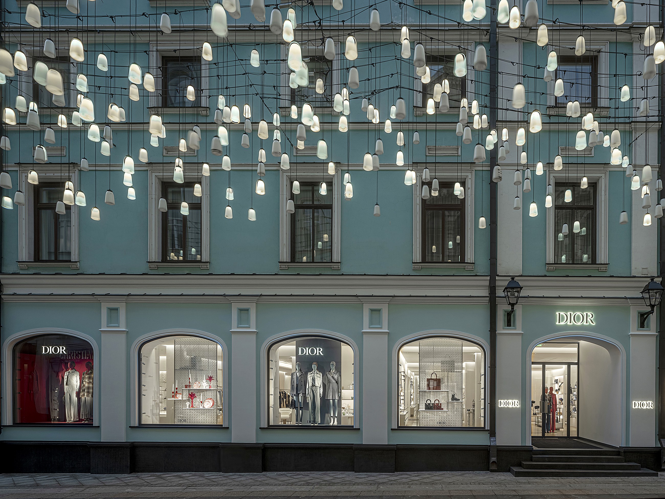 Dior, Столешников — интерьер, дизайн-студия DENZO