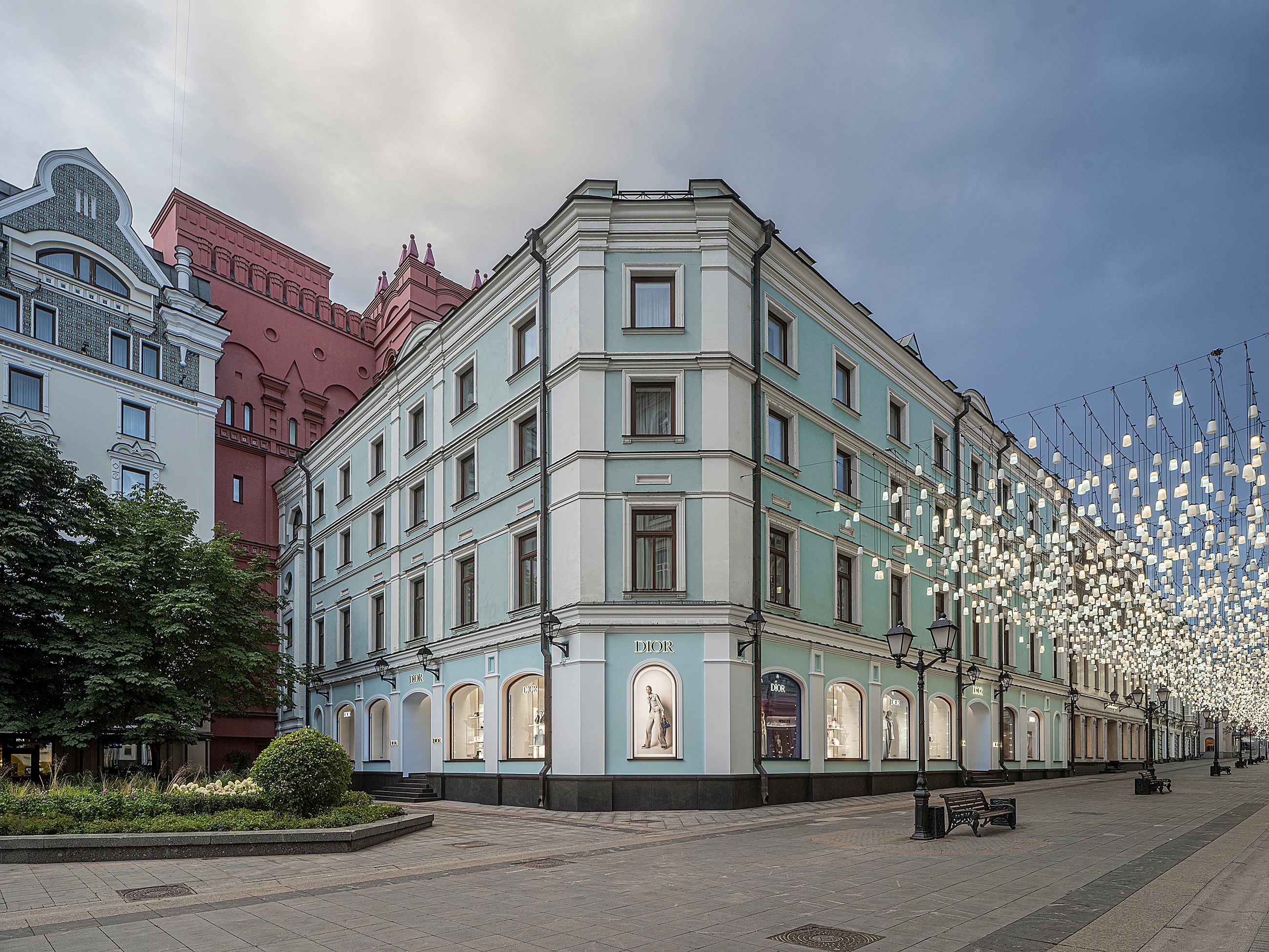 Dior, Столешников — интерьер, дизайн-студия DENZO