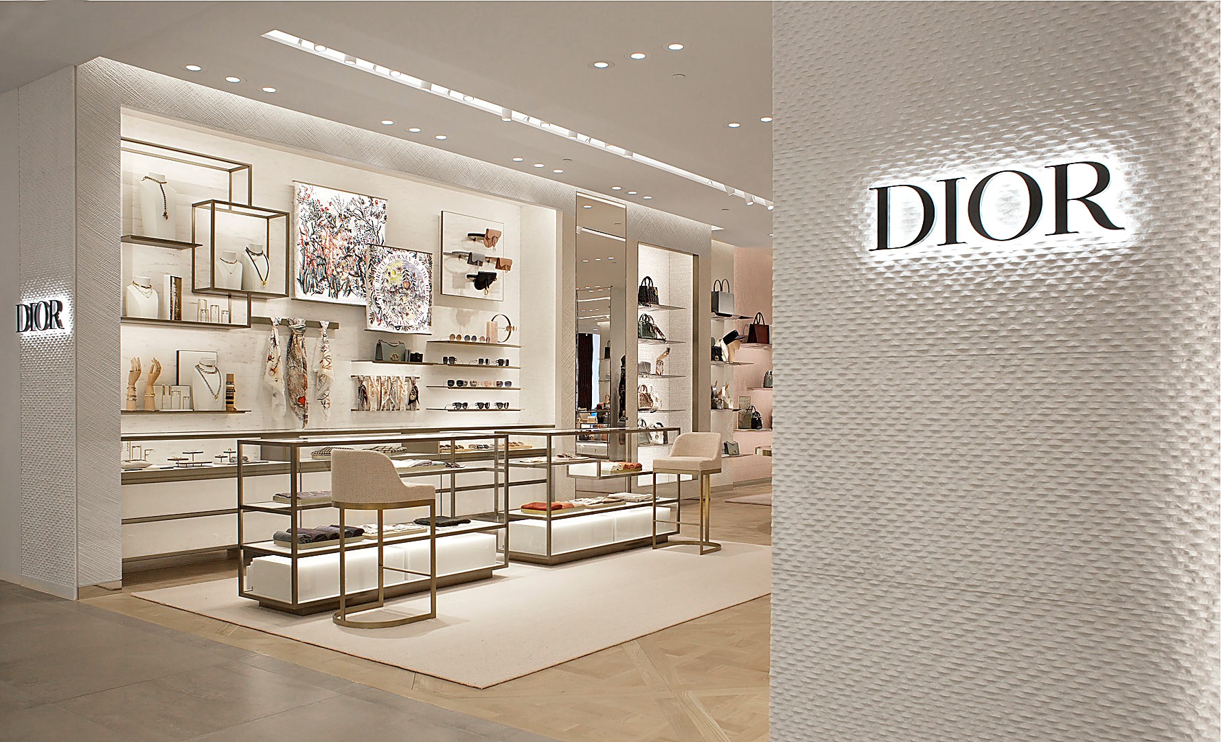 Dior, ЦУМ — интерьер, дизайн-студия DENZO